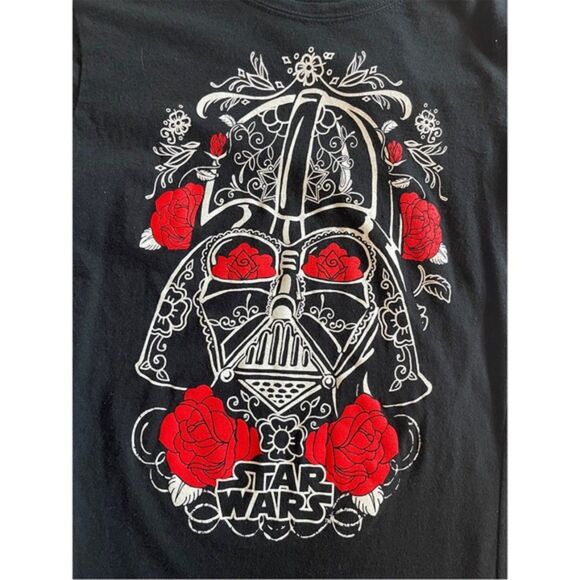 Star Wars Tee Shirt | Darth Vader Day of the Dead Short Sleeves - Picture 3 of 6